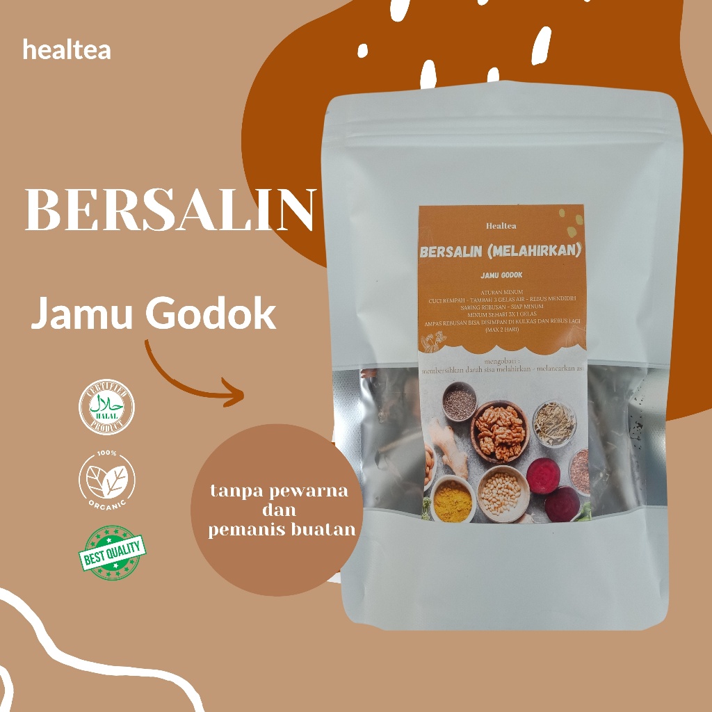 

BERSALIN MELAHIRKAN jamu teh rempah herbal untuk setelah melahirkan