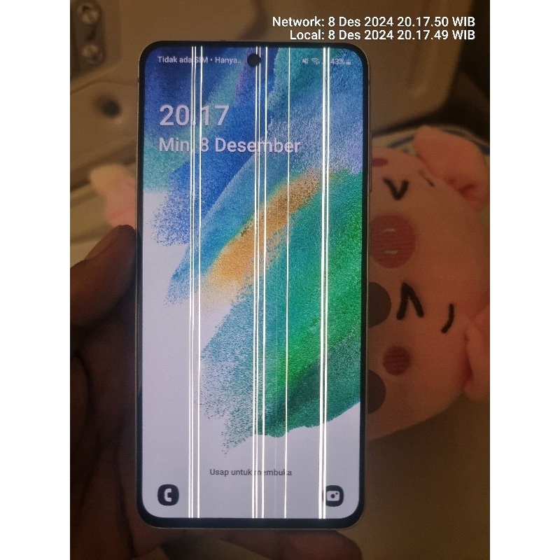 Lcd samsung S21FE 5g sein copotan