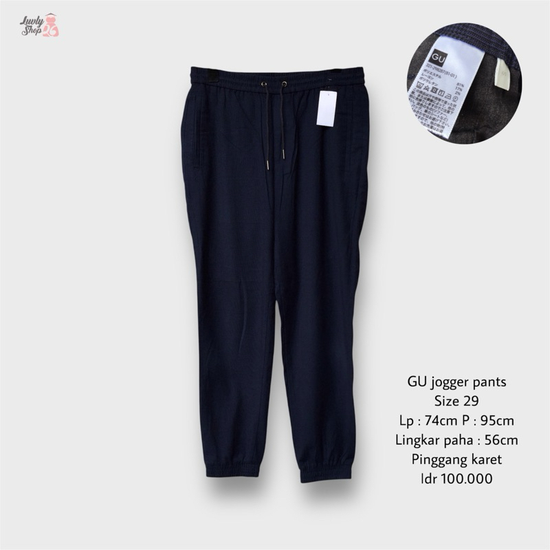 GU celana jogger pants