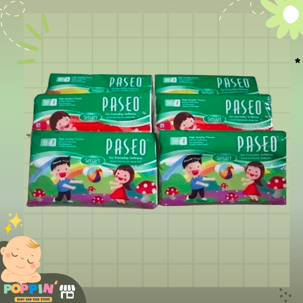 TISSUE PASEO TRAVEL PACK SMART 50 SHEET