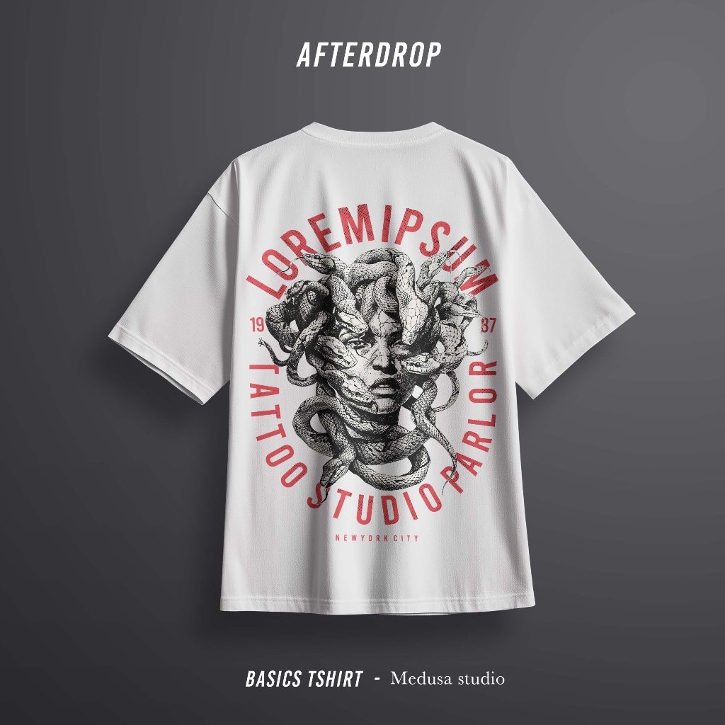 AFTERDROP - Tshirt Medusa studio