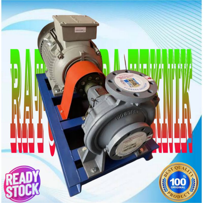 Pompa Centrifugal Ebara 100x80 FSHA Motor Siemens 30Kw 40HP 380V