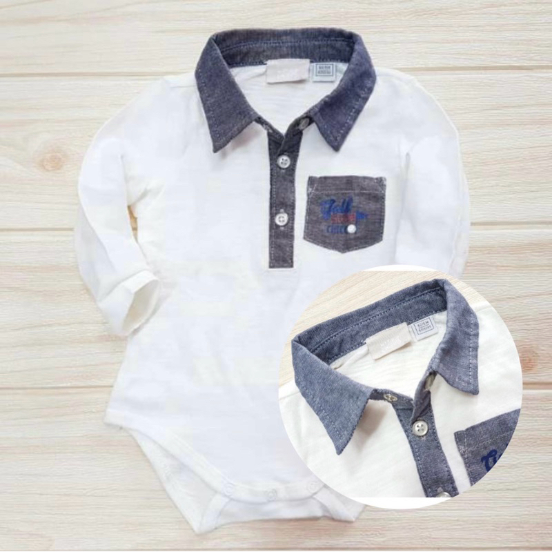 BAJU JUMPER CHICCO WHITE GOLF CLUB ANAK LAKI LAKI