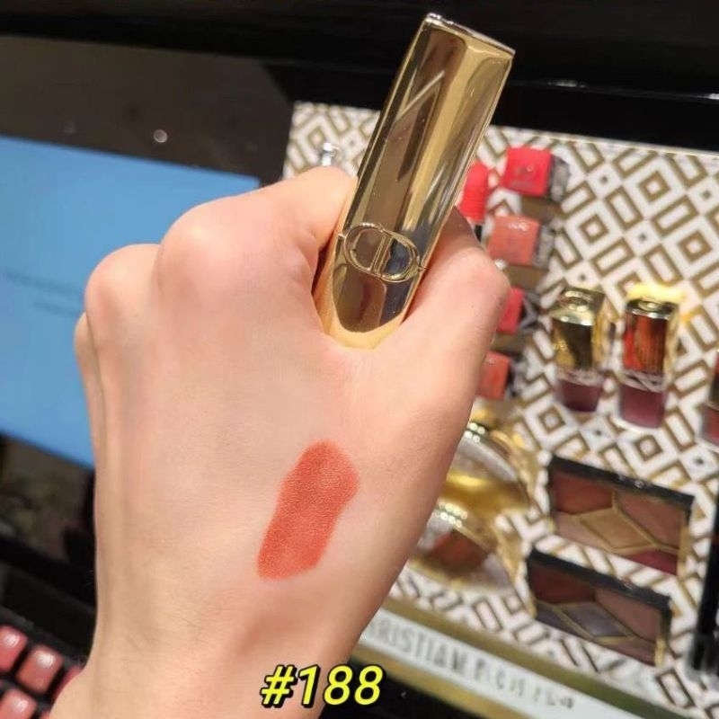 ￼2024 DIOR Christmas Lipstick limited edition Rouge Dior Lipstick 3.5g + Gift bag