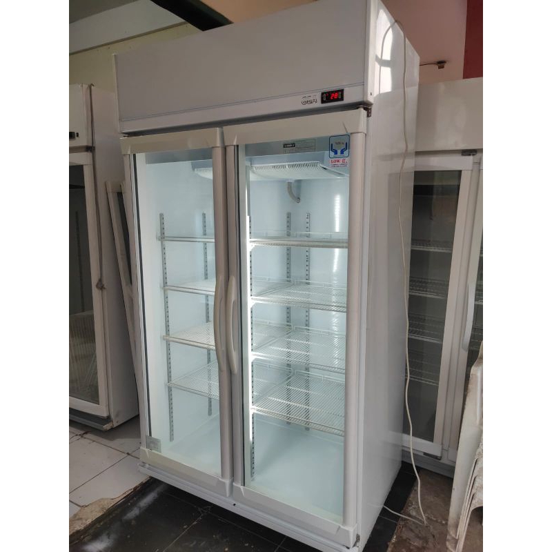 SECOND/BEKAS SHOWCASE 2 PINTU MERK GEA/DISPLAY COOLER GEA