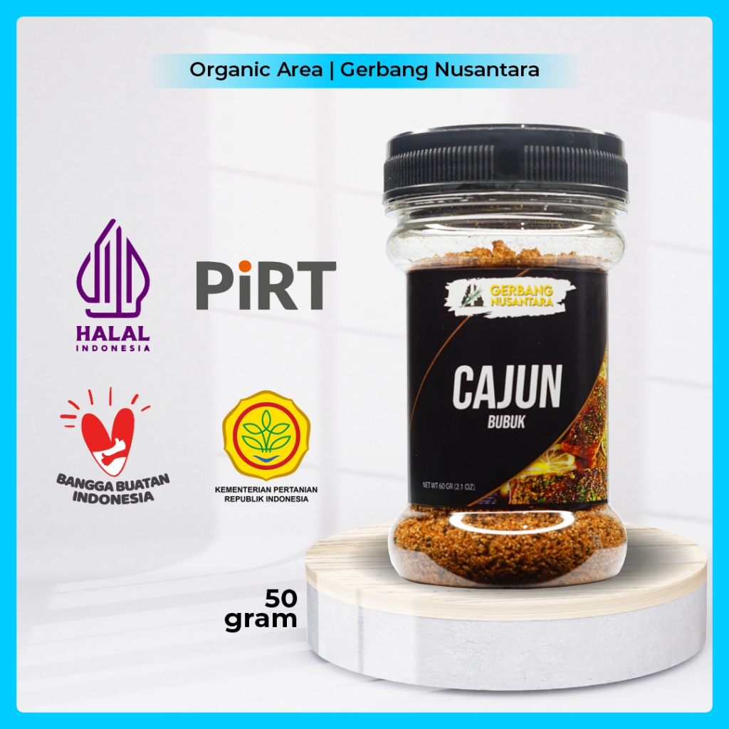 

Gerbang Nusantara - Cajun Sauce BTS Bubuk Bumbu Masak Dapur Rempah 60g