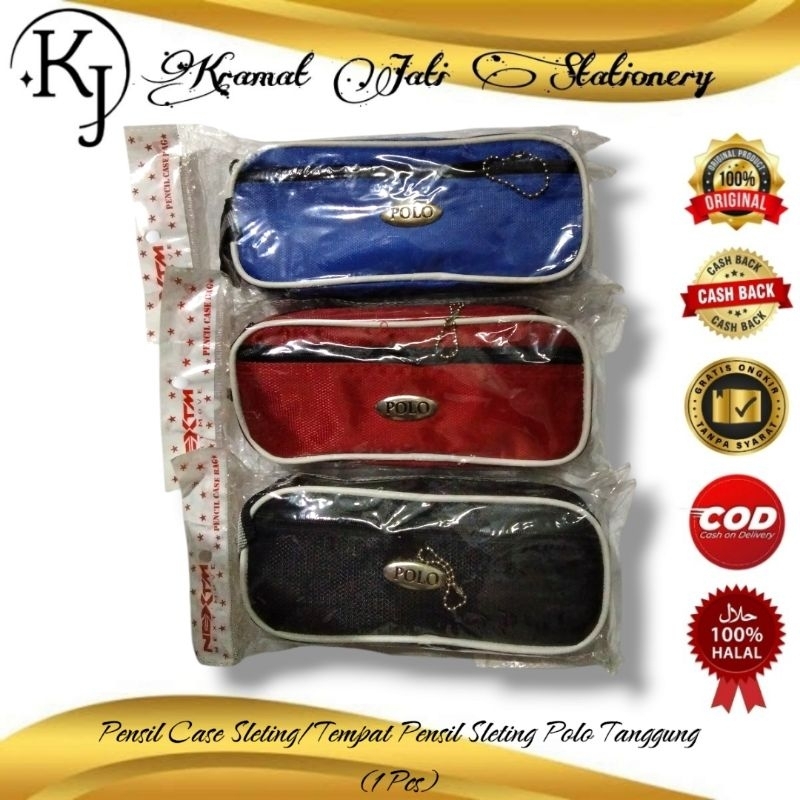 

Pensil Case/Tempat Pensil Sleting Polo Tanggung (1 Pcs)