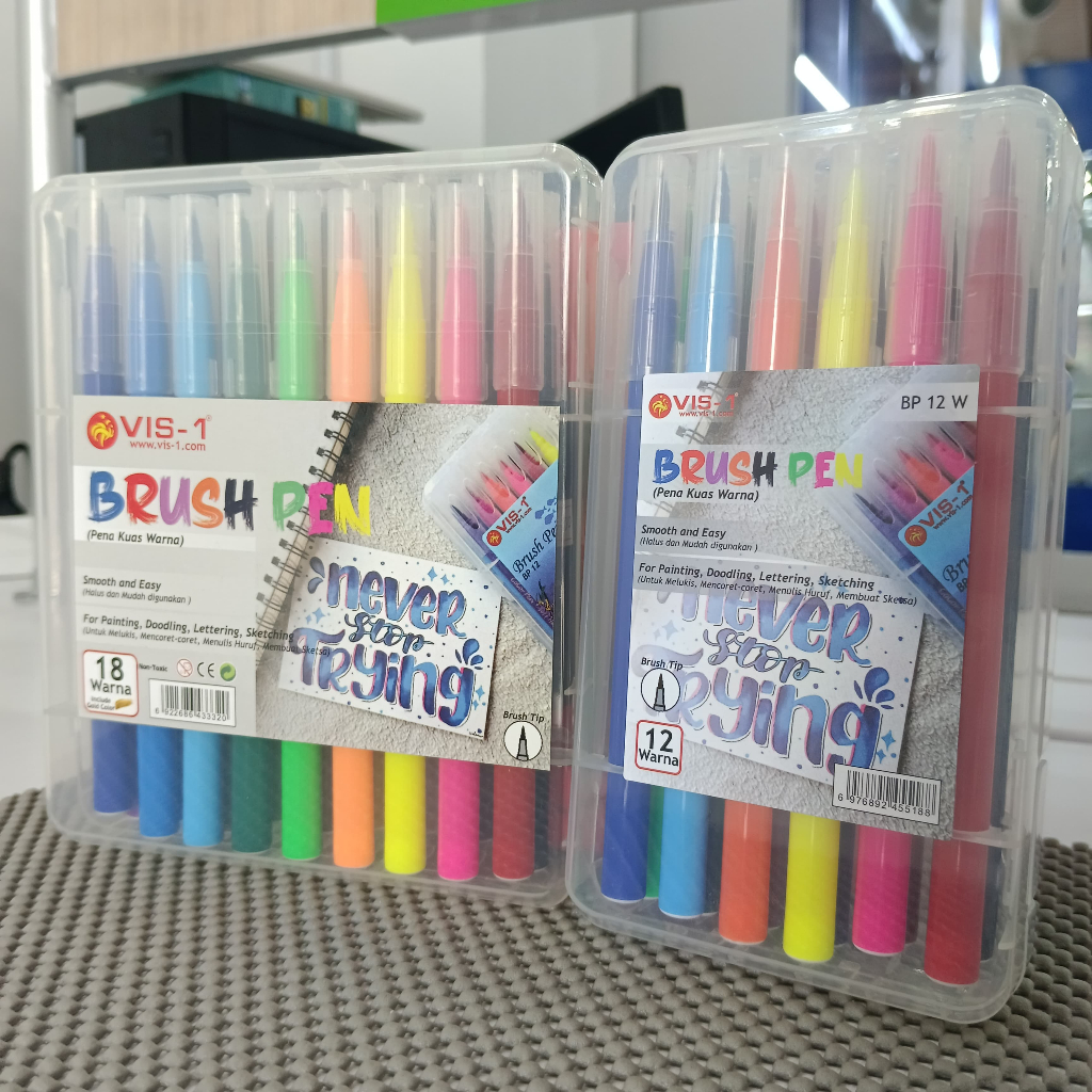 

VIS 1 BRUSH PEN 12 / 18 WARNA