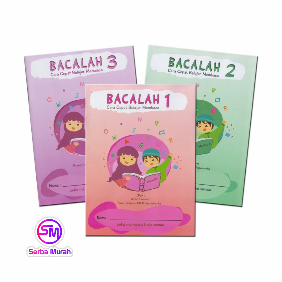 BUKU BACALAH BELAJAR MEMBACA ANAK / JILID 1 2 3