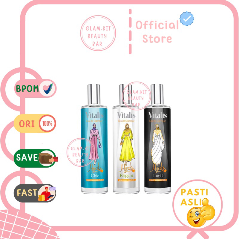 Vitalis Hijab Eau De Glamour 100ml