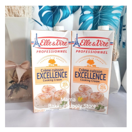 

ELLE & VIRE Cooking Cream Krim Masak Cair Elle&Vire Excellence 1 Lit