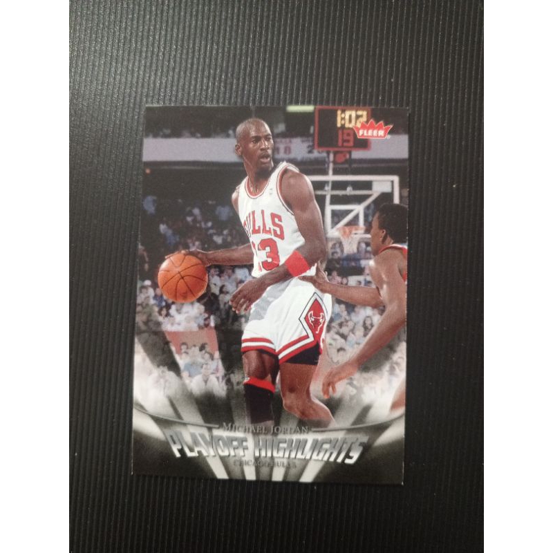 kartu basket NBA fleer Michael Jordan kartu basket Michael jordan