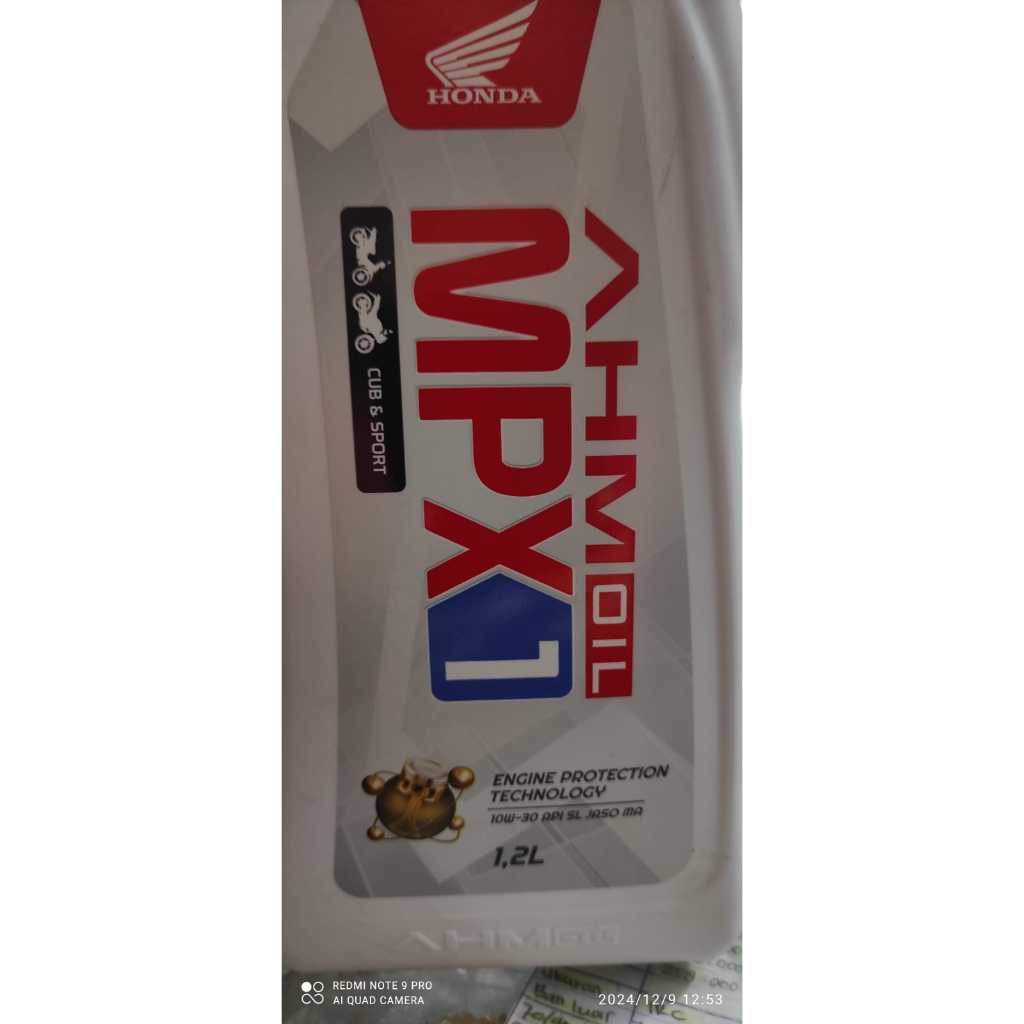 #OLI MPX-1 1,2 LITER IDE ORIGINAL AHM