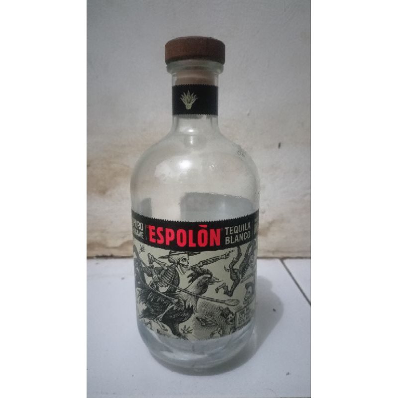 Jual Botol Bekas Espolon Blanco Tequila - 750 ml