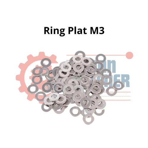 Ring Plat M3 Putih Galvanis 3MM 3MILI