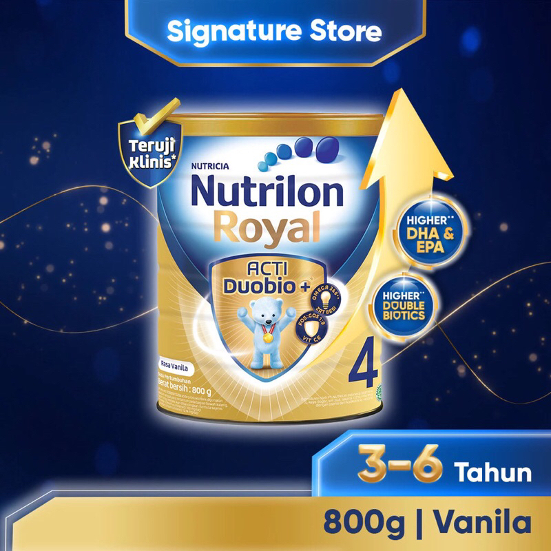 

Nutrilon Royal 4 Vanila Susu Pertumbuhan Bubuk 800 gr