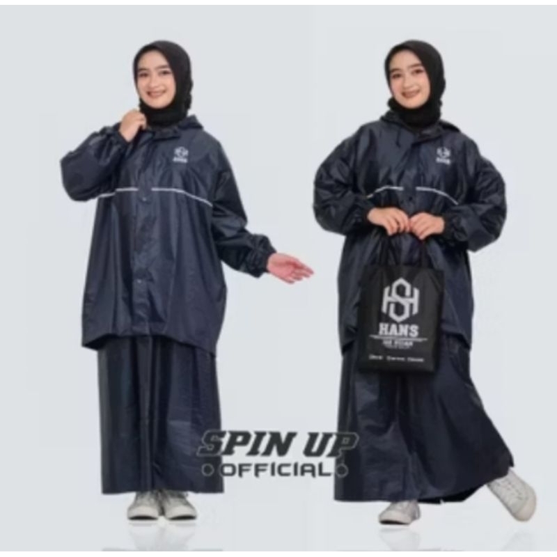 Jas hujan wanita Rok Mantel hujan By Hans Setelan baju jas hujan Rok dewasa