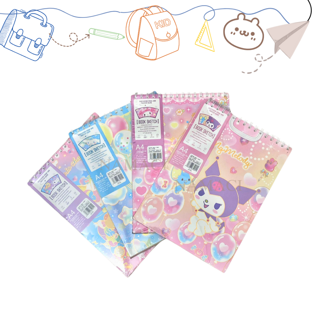 

Buku gambar kertas anak TK siswa sekolah dasar Sketching Book and sketch book buku gambar tebal ukuran A4 NAMACI