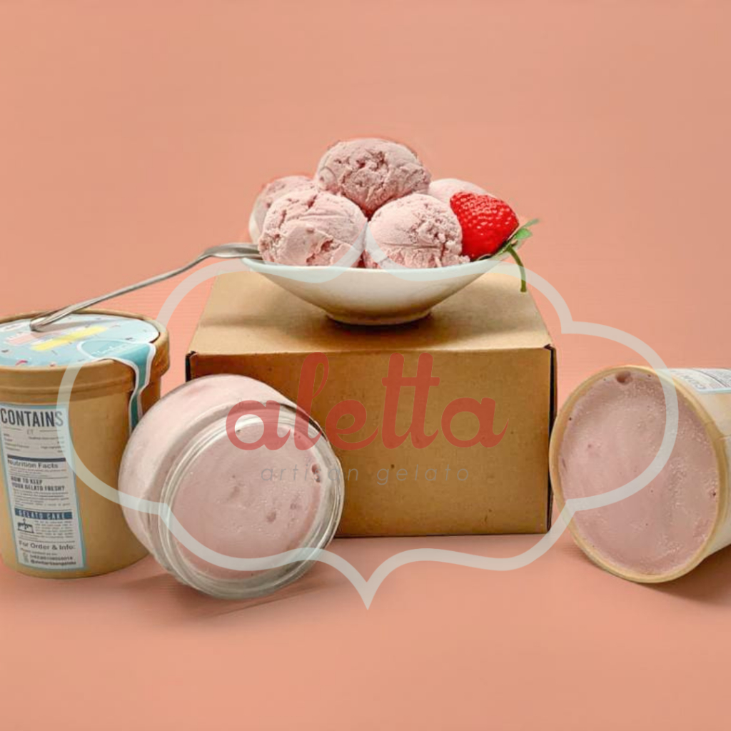 

Berry strawberry Gelato by Aletta Artisan Gelato
