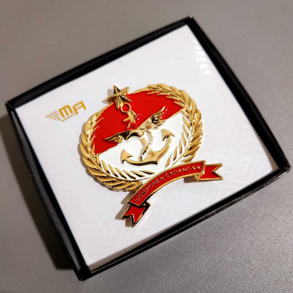 EMBLEM KOMCAD BREVET BRIVET KOMPONEN CADANGAN BARET PIN