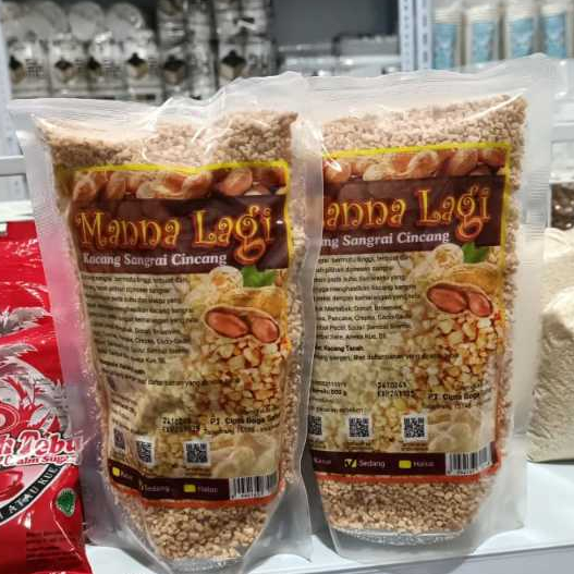 

Manna Lagi Kacang Sangrai Cincang 500gr / Tingkat Kehalusan Sedang