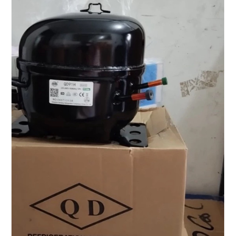 COMPRESOR KULKAS 2 PINTU QD52 1/6PK |COMPRESSOR KULKAS 1/6PK R134 | COMPRESSOR KULKAS 2 PINTU / 16PK