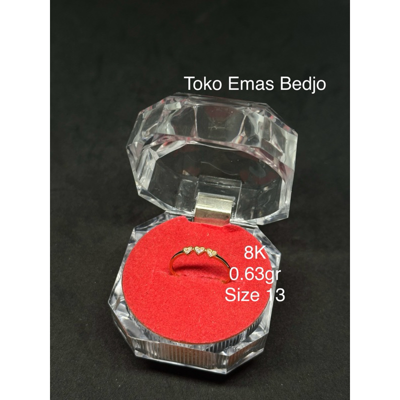 Cincin Emas Triple Love