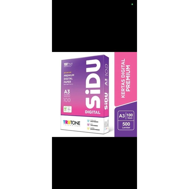

mh Kertas A3 100 Gram Paper One Dan SIDU