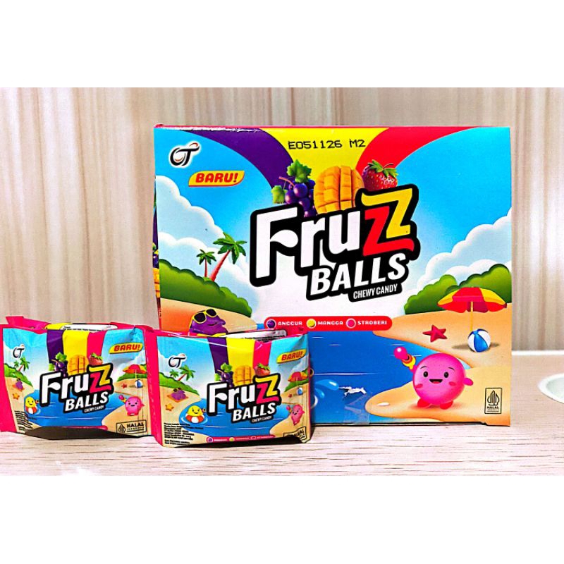 

OT Fruzz Balls Chewy Candy isi 24pcs