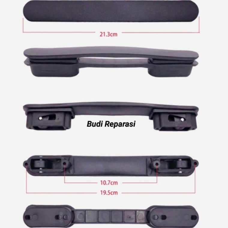 KODE O69O Strap Koper Delsey Gagang Koper Delsey  Handle Koper Delsey High Quality ujung Bulatoval