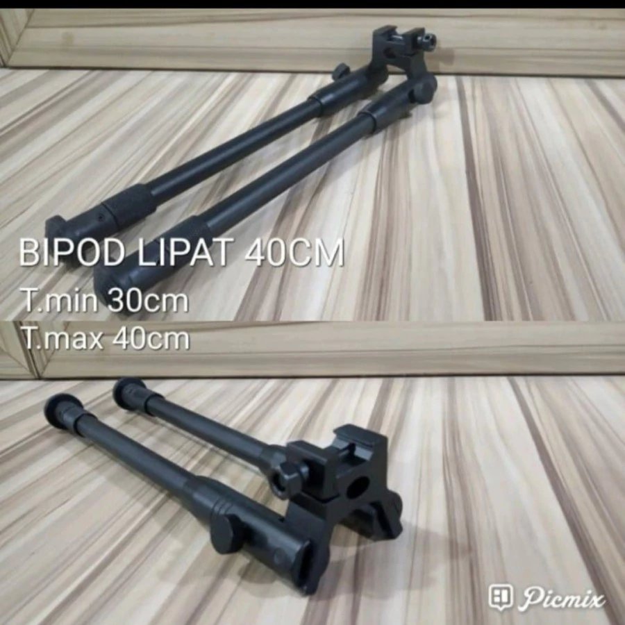 Bipod Senapan Jepit – Murah, Berkualitas, dan Kuat untuk OD Laras 13-19mm