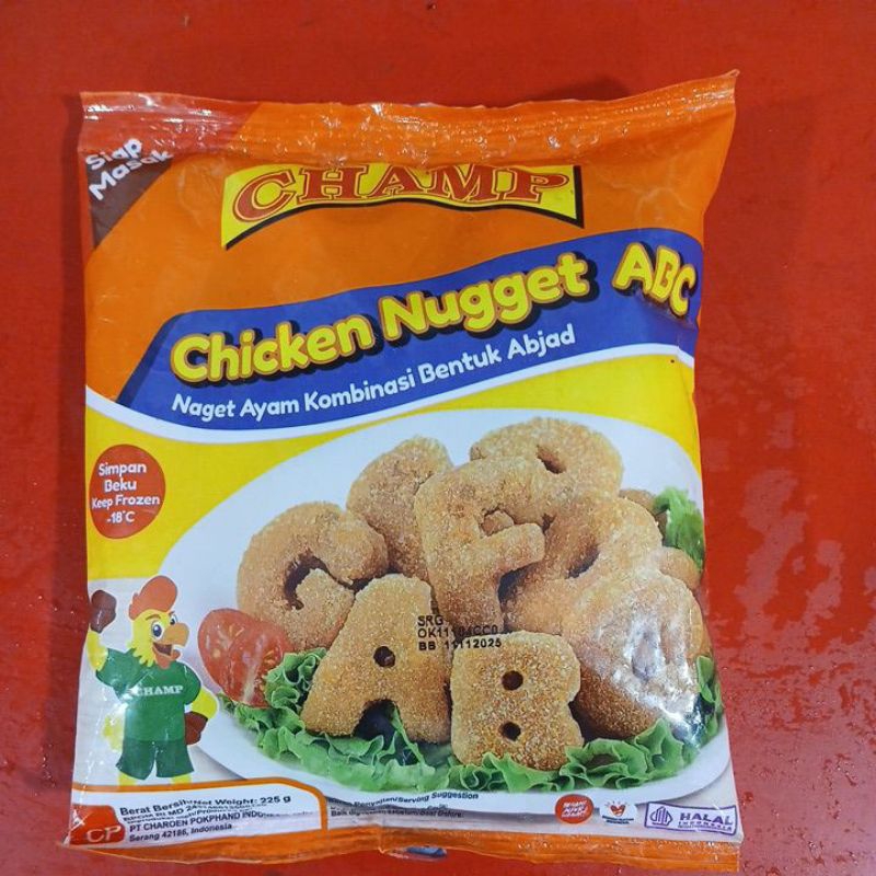 

champ chicken nugget ABC 225gr / naget ayam