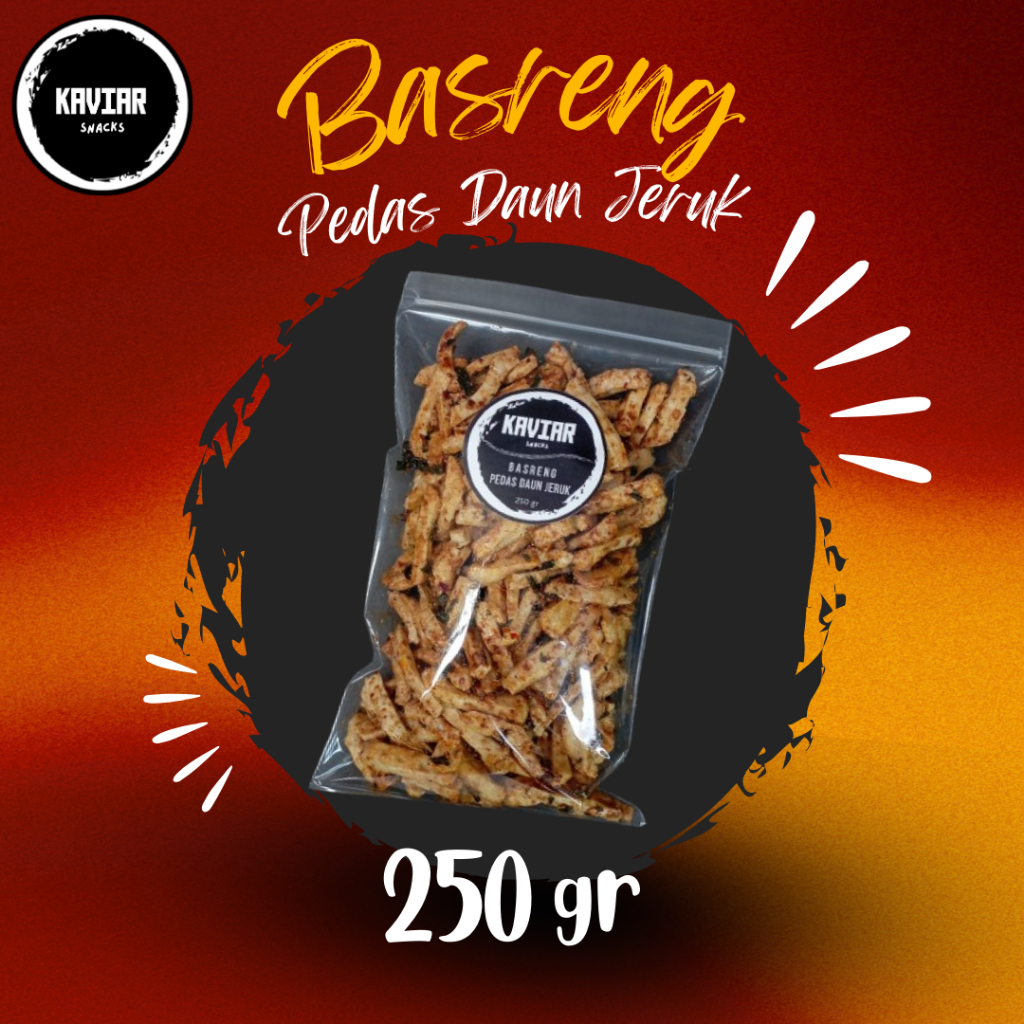 

Basreng 250 gr Original - Original Daun Jeruk - Pedas - Pedas Daun Jeruk