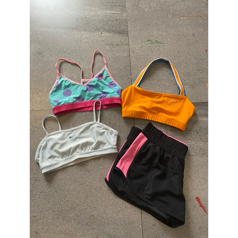 baju olahraga (nike sports bra & short)