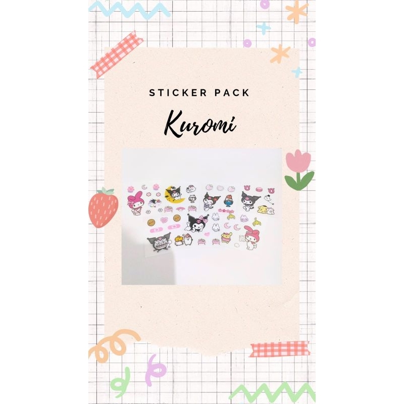 

Sticker Pack Kuromi Anti Air Scrapbook/Journal/DIY