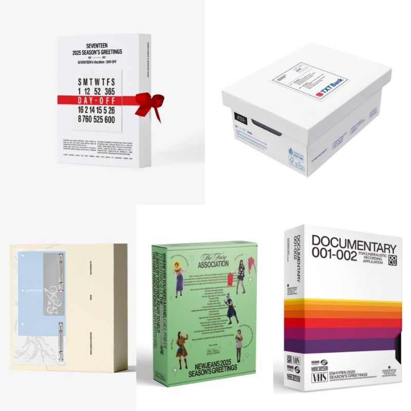 [PRE-ORDER] Season's Greetings SG 2025 - Seventeen SVT TXT Enhypen Le Sserafim Newjeans Boynextdoor 