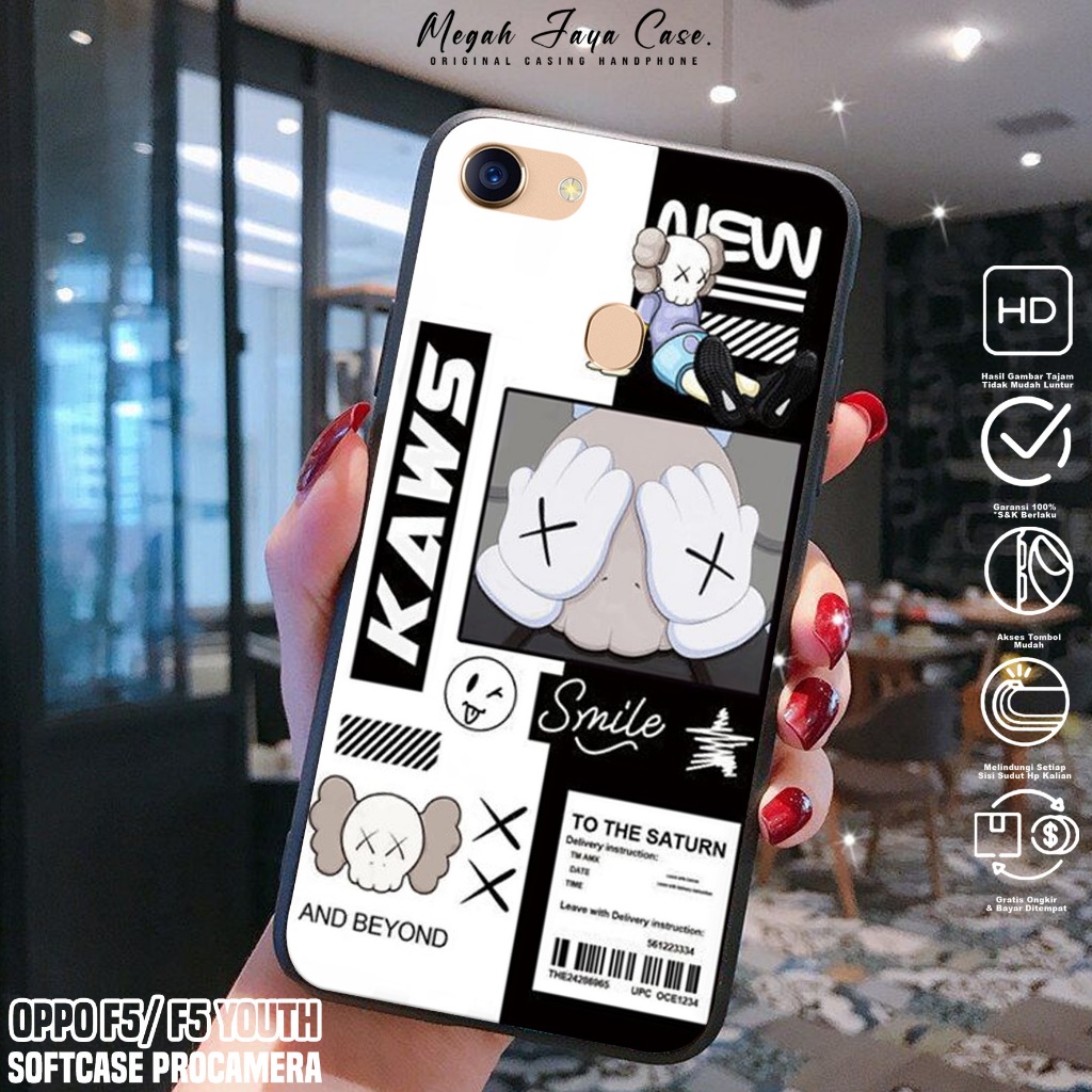 Softcase OPPO F5 / F5 YOUTH - Case Hp OPPO F5 YOUTH / F5 Motif AES - Casing Hp Oppo F5 -  Silikon Hp