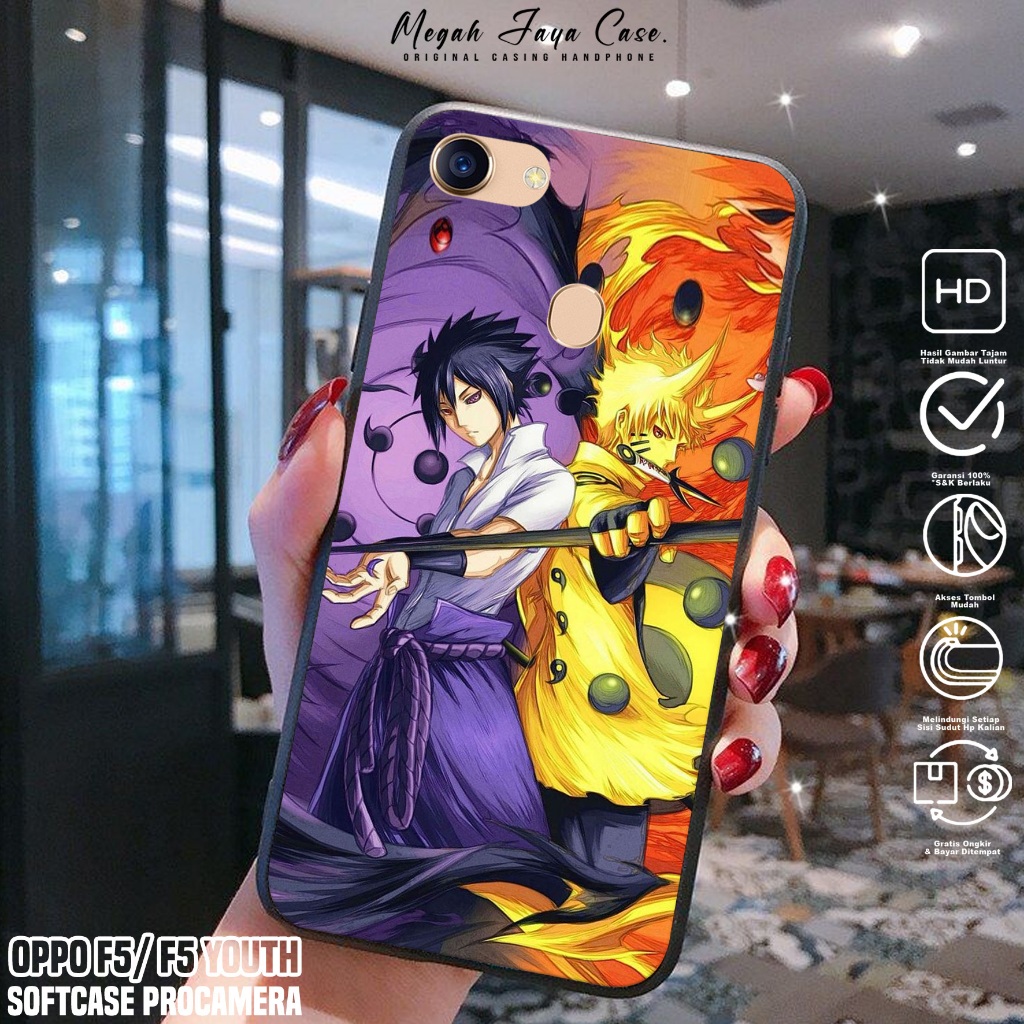 Softcase OPPO F5 / F5 YOUTH - Case Hp OPPO F5 YOUTH / F5 Motif Anime NRT - Casing Hp Oppo F5 -  Sili