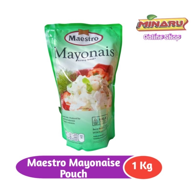 

Maestro Mayonaise Original 1kg Mayonais Mayones Maestro