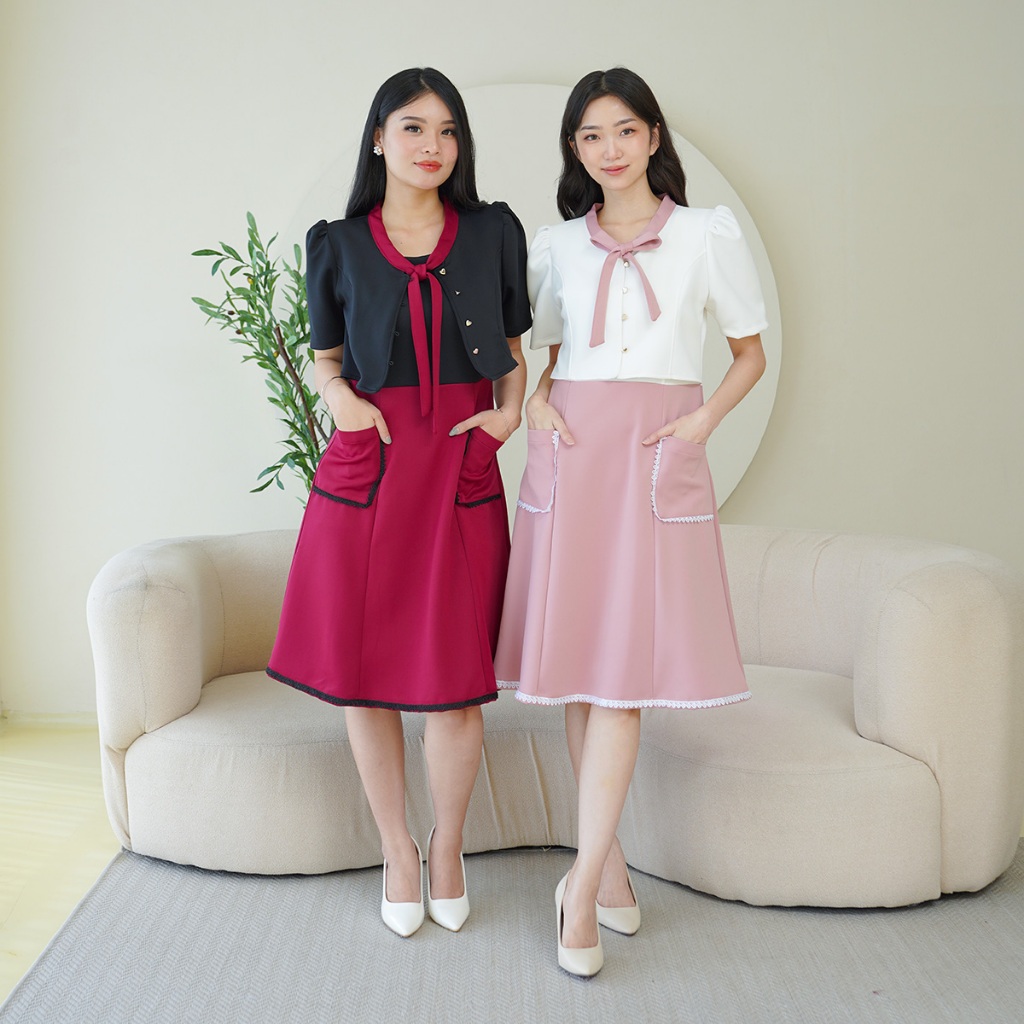 Atala Coquette Dress Kombinasi