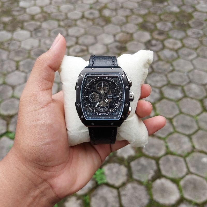 Alexandre Christie second bekas masih bagus seri 6411MC fullblack fullset