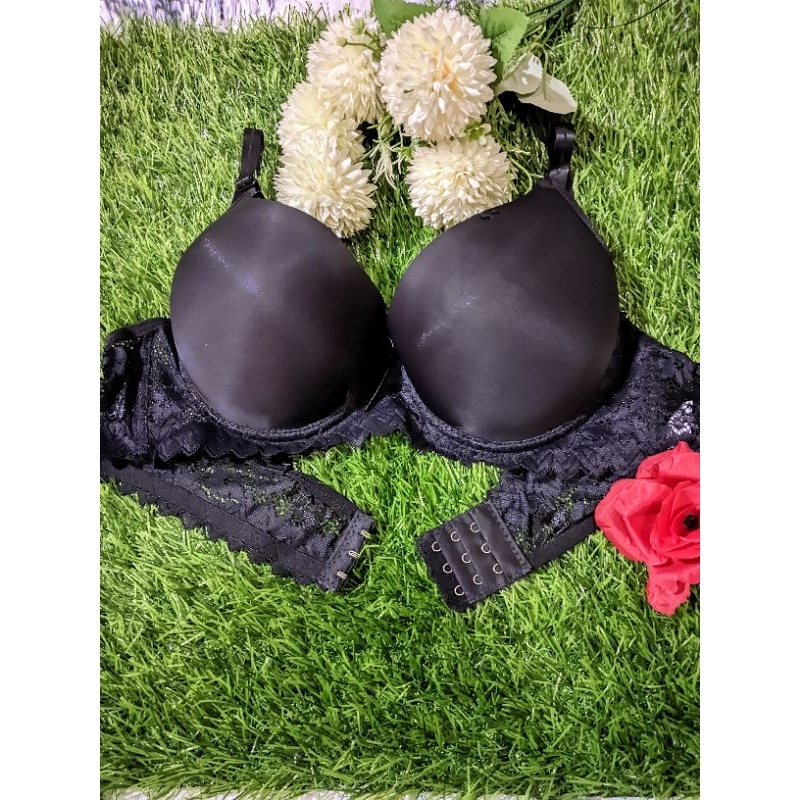 Bra Bh Kawat Cup Besar Busa Tebal/Bh Bra Wanita Push Up Cup C Kait 3 Beha Kawat Renda Busa Tebal