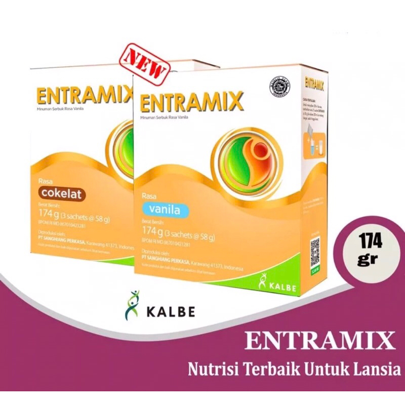 

5 Box - ENTRAMIX - Nutrisi Khusus Lengkap untuk Dewasa & Lansia