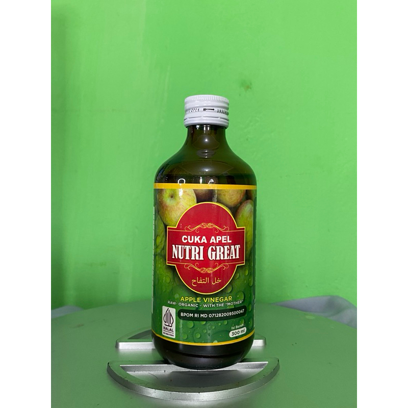 

CUKA APEL NUTRI GREAT | APEL VINEGAR | CUKA APEL 300 ML | Menjaga Daya Tahan Tubuh | Menurunkan Berat Badan | Mengatasi Asam Urat