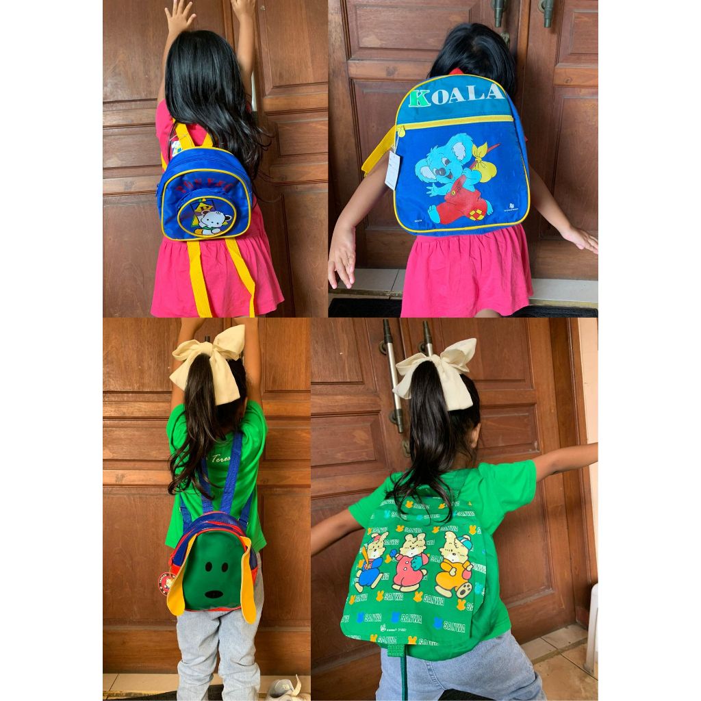 Tas Anak Ransel Anak | Perempuan | Laki Laki | Pasukan Turbo | Roket | Tas Jadul | Koala | Ponyko