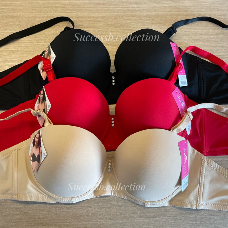 (888) Push Up Bra/BH Jumbo dengan kawat, Cup C Besar, Bahan Katun Premium, Model Kawat, Ketebalan Bu