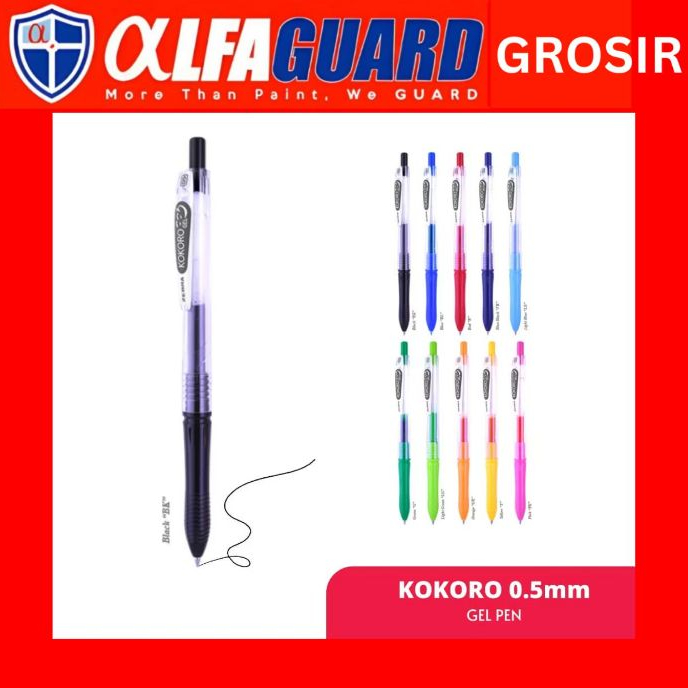 

Pulpen Gel Zebra Kokoro