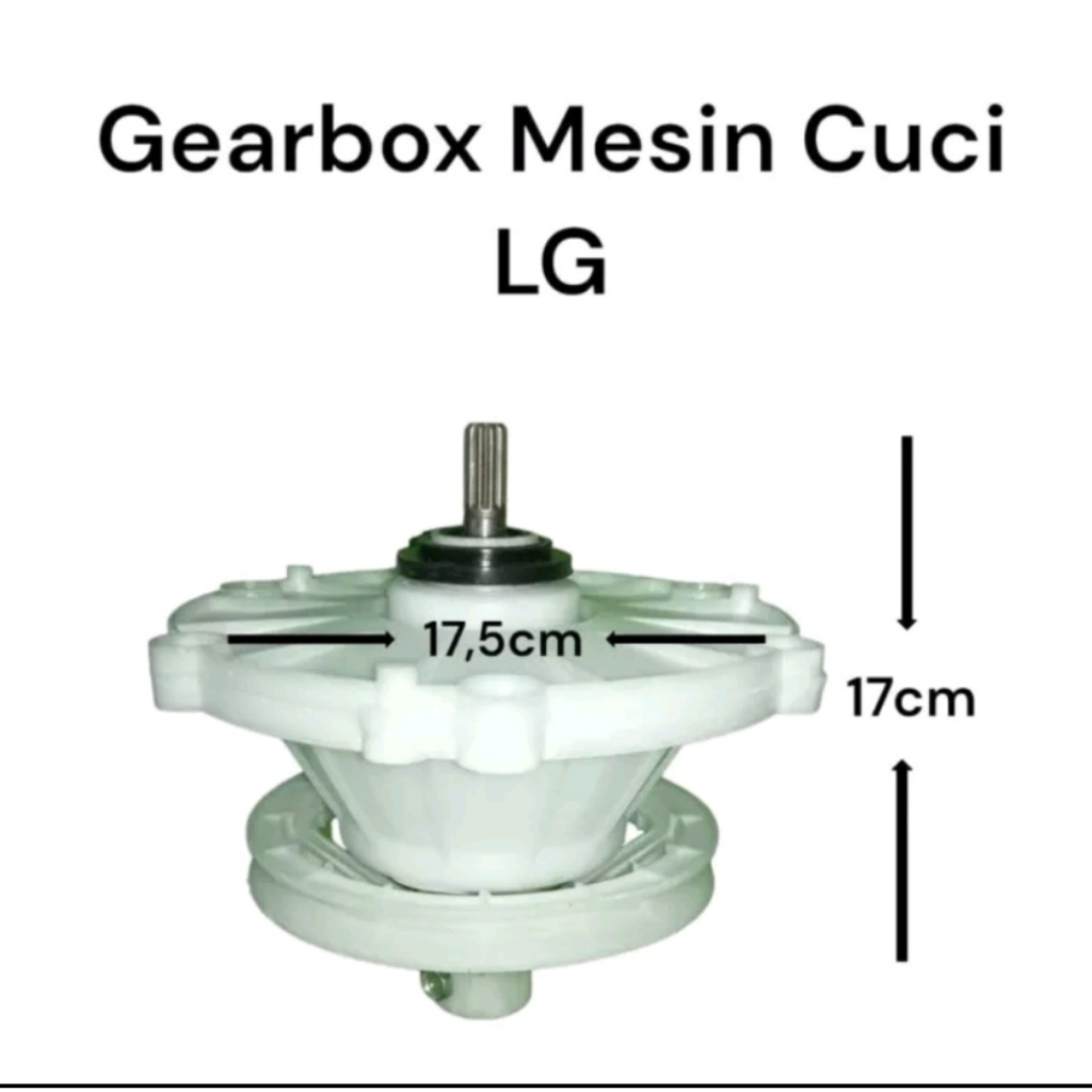 Gearbox Gerbox Ger Bok Masincuci LG 10 kg12 kg 2 tabung Girbox Girbok Gear box Mesin Cuci LG 14 kg