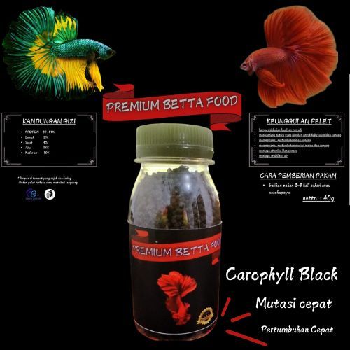 PELET IKAN CUPANG PREMIUM UNTUK PERTUMBUHAN DAN MUTASI WARNA