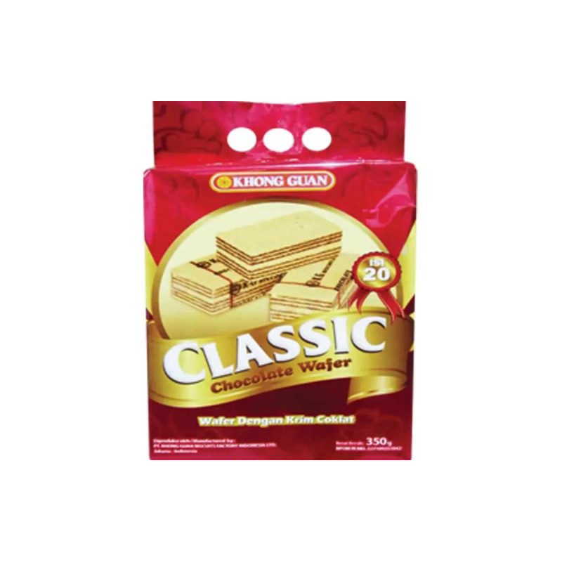 

KHONG GUAN Classic Chocolate Wafer classic 350gr